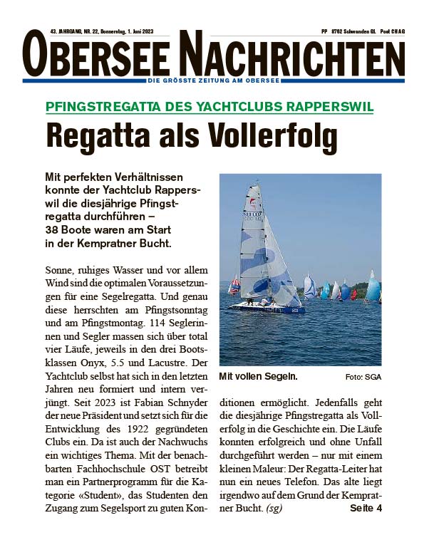Obersee Nachrichten 06.2023